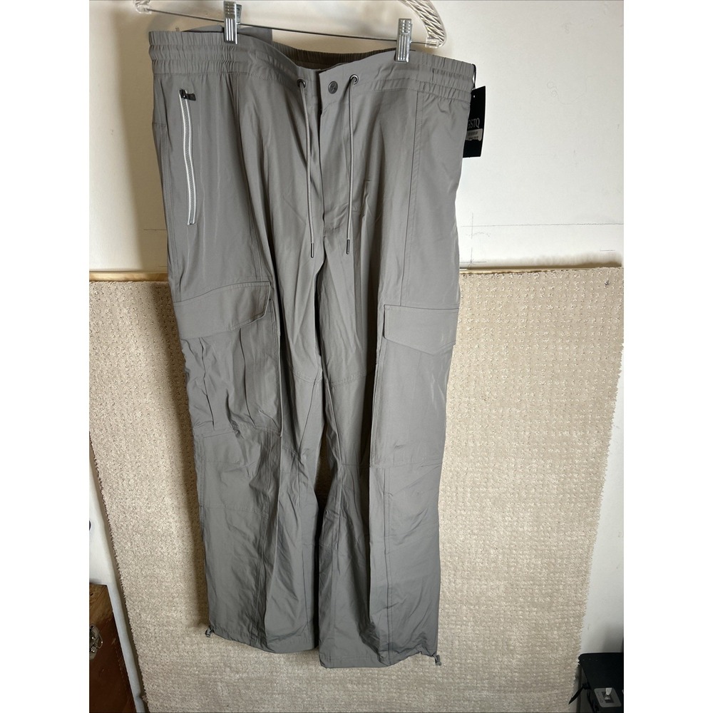 GSTQ Gray Parachute Cargo Pants Sz‎ XL